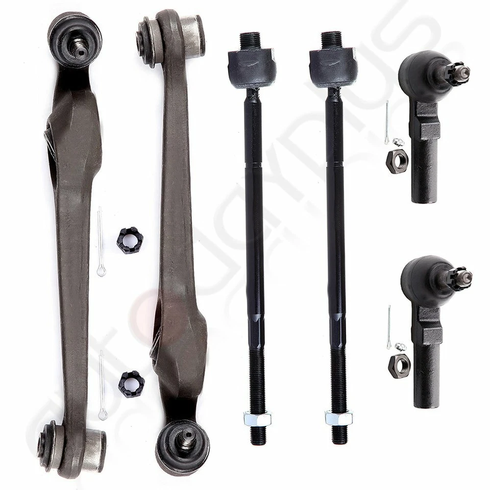6pcs Front Control Arms Tie Rod Ends For Saturn SL1 SL2 SC1 SC2 SW2 1991-2002 - Imagem 1 de 4