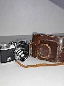1959 Haking Halina 35x 35mm Film Camera w/ Halina Anastigmat f3.5 45mm Lens CASE - Picture 1 of 12