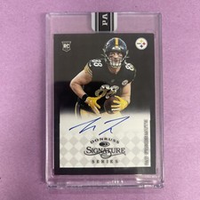 2021 Donruss Signature Series Pat Freiermuth #DS17 RC Rookie Auto-BLACK 1/1 FB2