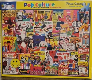 White Mountain Pop Culture 1000 Teile GEBRAUCHT - Bild 1 von 1