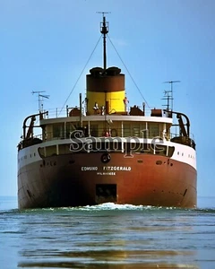 SS Edmund Fitzgerald Great Lakes Freighter Color 8 X 10 Photo Picture - Picture 1 of 1