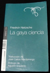 LA GAYA CIENCIA - FRIEDRICH NIETZSCHE - Biblioteca Edaf. Primera Edición - Imagen 1 de 4