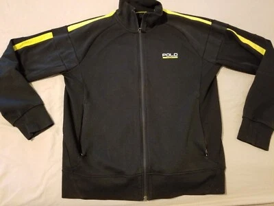 Mens Polo Ralph Lauren Sport Jacket M Medium Black Athletic - Image 1 of 4