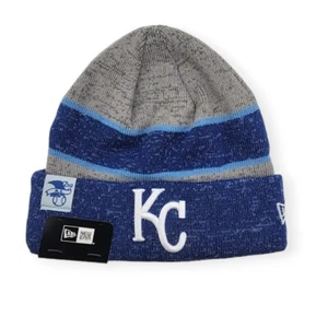 Authentic New Era Kansas City Royals Heathered Sport Knit Cold Winter Hat Beanie - Picture 1 of 5