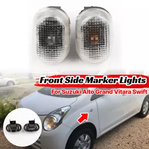 Juego de intermitentes laterales blancos izquierda derecha para Suzuki Alto Grand Vitara Baleno - Imagen 1 de 6