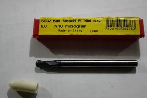 Dormer S502 6.00mm Ball Nosed End Mill Solid Carbide K10 micrograin - Picture 1 of 4