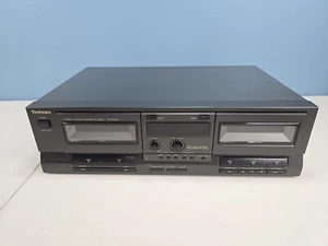Technics Stereo Double Cassette Deck RS-TR210 ***NO AUDIO OUT*** - Picture 1 of 13