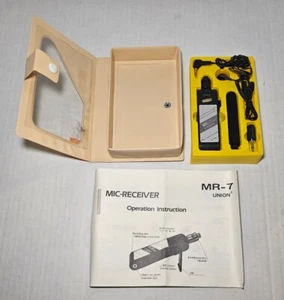 Union MR-7 Microphone Mic-Receiver In Case With Manual Instructions - Picture 1 of 4
