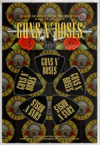 Guns 'n Roses set of 5 Tri-Tip Plectrums Pack - Picture 1 of 1