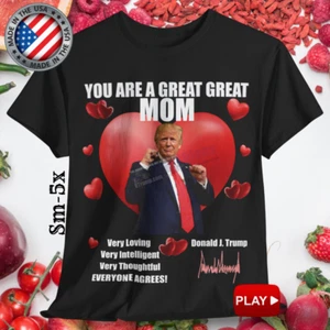 T-Shirt Mothers Day Trump schwarz anpassen Signature Great Mom Mother Trump - Bild 1 von 81