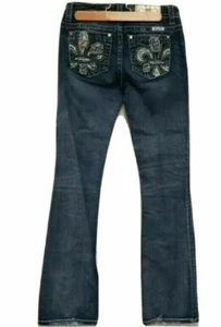 Miss Me Bootcut Jeans Medium Wash Gr. 27 Bling Pocket Strass - Bild 1 von 8