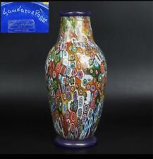 VETRO ARTISTICO MURANO Glass Signed Vase Wooden Box Stunning