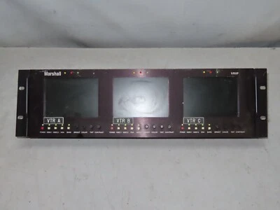 Marshall V-R53P Rack-Mounted Triple 5-Inch LCD Panel - Image 1 of 2