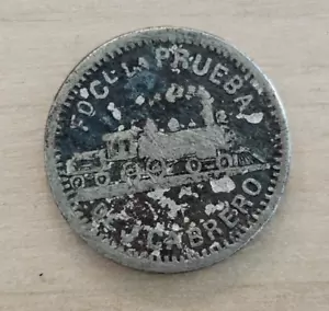 SPAIN COLONY Empresa Vapores Bahia Steamboat Locomotive TOKEN SUGAR MILLS 1880s - Picture 1 of 2