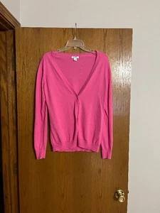 Old Navy rosa Langarm Knopfleiste Strickjacke Pullover Damen Medium - Bild 1 von 4