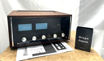 McIntosh MC2105 Stereo Power Amplifier Excellent Condition Working w/ Wood Case - Image 1 of 4