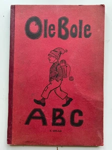 RARE 1935 Ole Bole ABC - Classic Danish Children's Reading Primer - 7th Edition - Picture 1 of 7