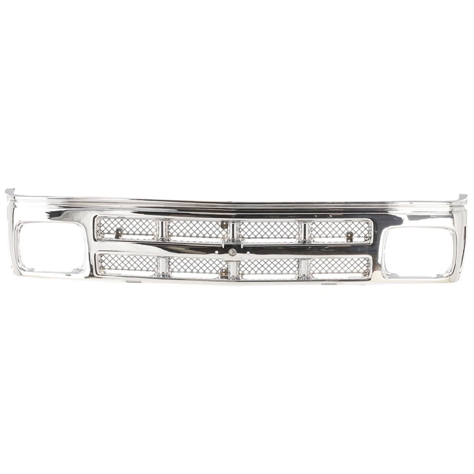 Grille For 91-93 Chevrolet S10 91-94 S10 Blazer Silver Plastic - Image 1 of 1