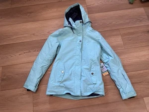 Roxy Driflight Women’s Small Winter Ski Jacket Baby Blue NWT 🔥 - Picture 1 of 12