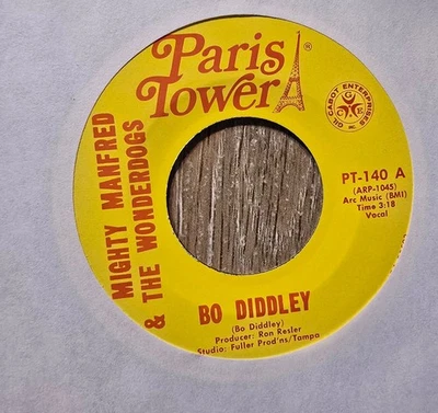 Mighty Manfred & The Wonderdogs ‎– Bo Diddley Florida Garage 45 on Paris Tower - Image 1 of 2