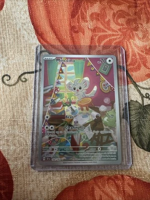 Minccino 182/162 Sv05: Temporal Forces Holo Pokemon Card NM-MINT - Image 1 of 4