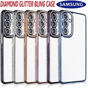 Glitter Case For Samsung Galaxy A26 A36 A56 A16 Diamond Bling Clear Phone Cover - Picture 1 of 58