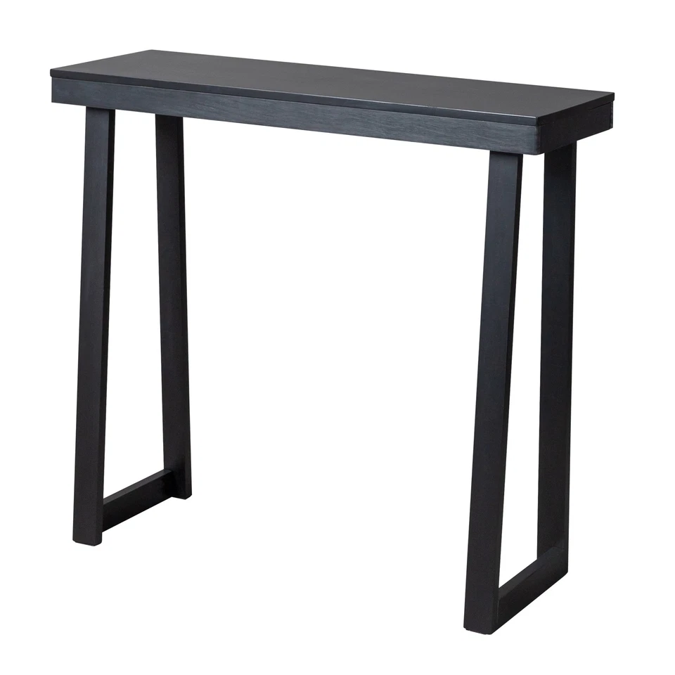 35.8 Inch Solid Wood Console Table for Entryway Sofa Table Narrow Entryway Table - Image 1 of 4