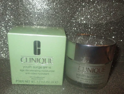 Clinique Youth Surge Age Decelerating Moisturizer Dry Combination 1.7oz NIB - Image 1 of 2