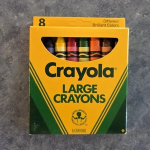 Crayola Crayons 1988 8ct Binney & Smith Unused - Picture 1 of 3