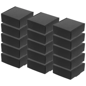Caja de embalaje de tarjetas negras de 15 piezas cajas de correo envío de alta resistencia - Imagen 1 de 12