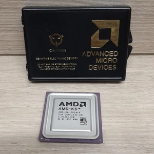 AMD K6 CPU AMD-K6-200ALR Socket 2.9V 1997 - Picture 1 of 7