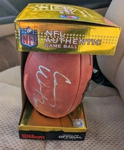 Carson Wentz Eagles Commanders Vikings Signed Authentic Duke NFL Football  - Picture 1 of 5