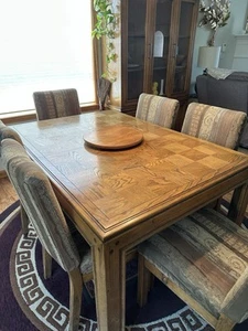 Dining Room Set. Table, 6 Chairs, China Cabinet. Best Offers Accepted - Picture 1 of 4