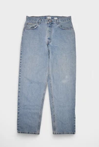 Vintage Calvin Klein Jeans Mens 34x32 Baggy Easy Fit Medium Wash Denim 90s Retro - Picture 1 of 8