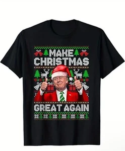 Donald Trump Make Christmas Great Again T-Shirt(Read description For Size/color) - Picture 1 of 4