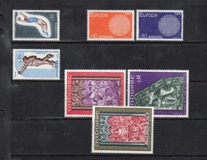 ANDORRA (FRANZÖSISCH) POSTFRISCH 1970 KOMPLETTE JAHRESSETS - Bild 1 von 1