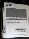 Jvc Kd D50 A B C E J U Cassette Deck Service Manual