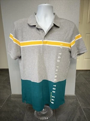 United Colors Of Benetton Polo Shirt Men’s Large If You Think You Can Blokecore - Image 1 of 4