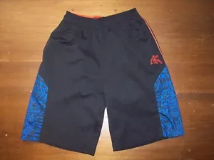 EUC And1 Youth Kids Boys Girls Basketball Athletic Shorts Black Navy L 10 12 - Picture 1 of 3