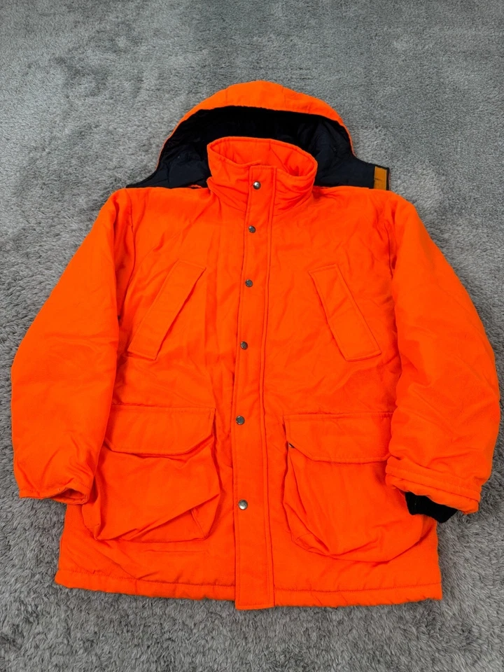 Winchester Jacket Mens Medium Hunters Orange Hooded Insolated Shotgun Parka Coat - Image 1 of 4