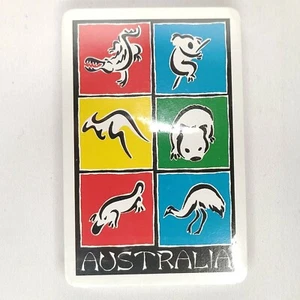 Australia Koala Kangaroo Animal Playing Card Deck Vintage Emu Wombat - Picture 1 of 3