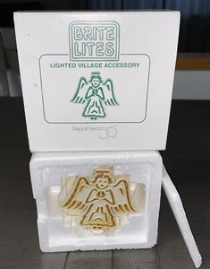 A4 DEPT 56 BRITE LITES WEIHNACHTEN BELEUCHTET DORF ZUBEHÖR ENGEL 52671 - Bild 1 von 13