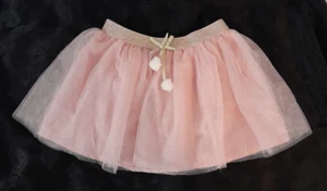 Isaac Mizrahi Pink with Gold Sparkles Tulle with Lining Tutu Size 5 - Picture 1 of 7