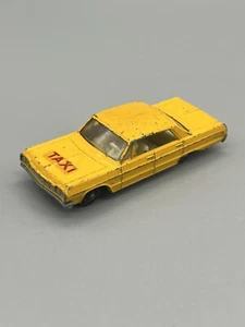 Vintage 1960s Matchbox Lesney No.20 Chevrolet Chevy Impala Taxi England - Picture 1 of 10