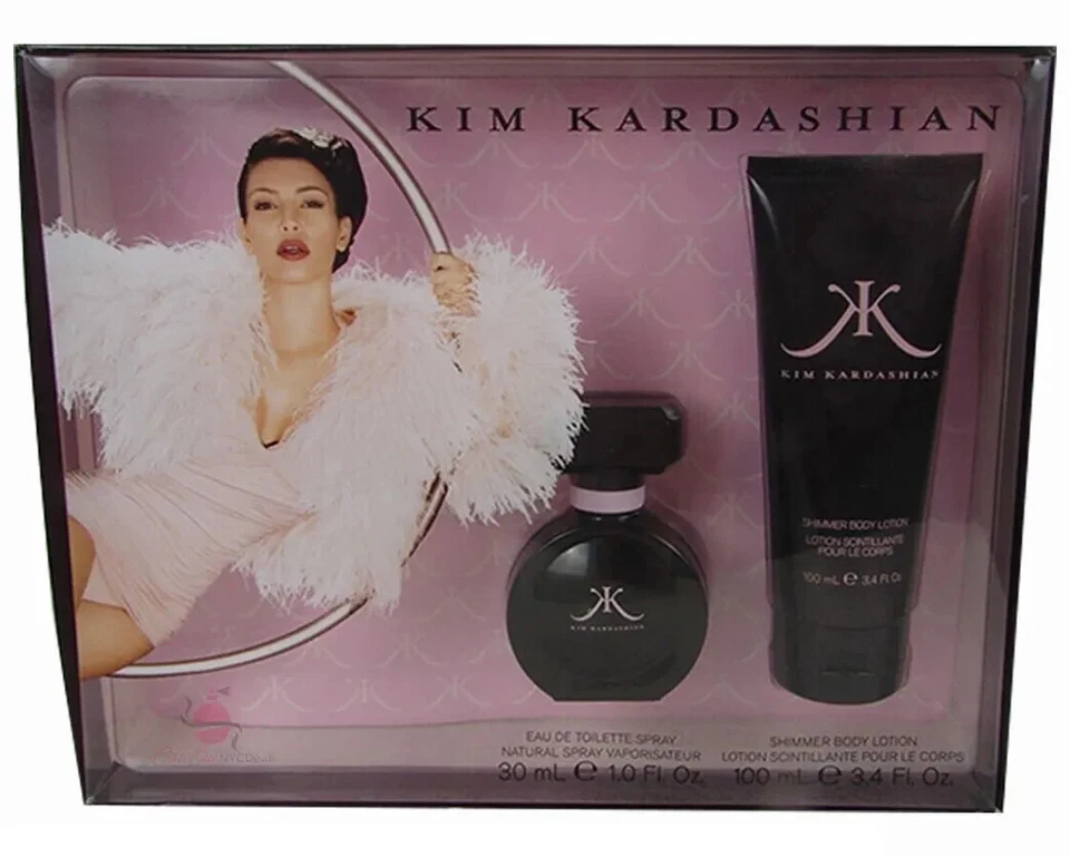 Kim Kardashian Women Gift Set 1.0 oz EAU DE TOILETTE Spray 3.4 oz Body Lotion - Image 1 of 1