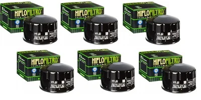 Filtro de aceite 6 HiFlo HF164 para BMW R1200 GS HP2 RT ST 2004-14 K1600 11-19 R Nine T Foto 1 de 4