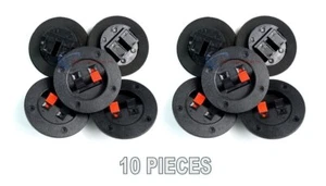 10 PACK SPEAKER ROUND BOX SPEAKER TERMINAL CUP SPRING POST SUBWOOFER SPEAKER BOX - Picture 1 of 3