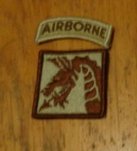 PARCHE DEL EJÉRCITO DE ESTADOS UNIDOS, 18O CUERPO AEROTRANSPORTADO, DCU, DBDU, DESIERTO - Imagen 1 de 1