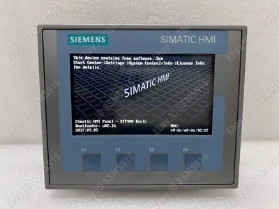 Siemens KTP400 Basic 6AV2123-2DB03-0AX0 SIMATIC HMI 4" Pantalla TFT Foto 1 de 4