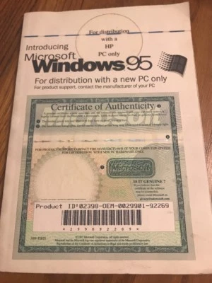 Introducing Microsoft Windows 95 …Instruction Manual Ships N 24h - Image 1 of 4